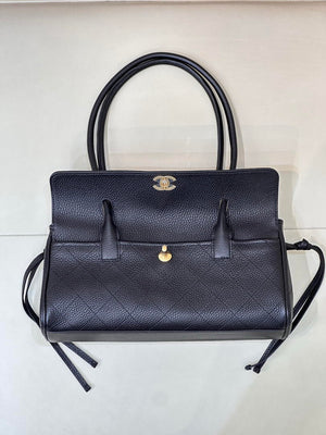 Chanel Small shopping bag Grained calfskin & gold-tone metal AS6288 Black - Default Title - View 8