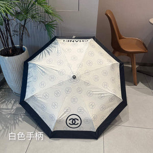 Chanel Three Fold Automatic Folding Sun Umbrella C855657 - Default Title - View 1
