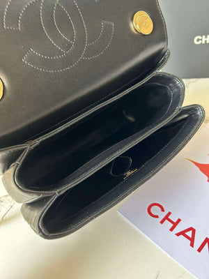 Chanel Trendy 24C Flap Bag With Top Handle Lambskin bag A92236 Black Multicolor Logo - Default Title - View 8