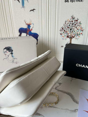 Chanel Trendy 24C Flap Bag With Top Handle Lambskin bag A92236 White Multicolor Logo - Default Title - View 6
