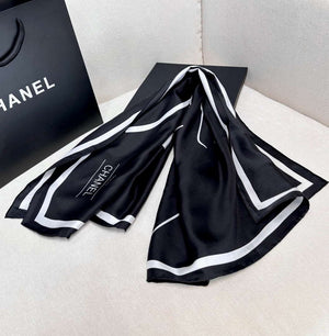Chanel Twill Silk Square Scarf Designer Scarf C88721 - Default Title - View 5