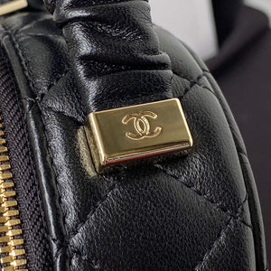 Chanel Vanity Case Shiny Lambskin Gold AP2731 Black - Default Title - View 4