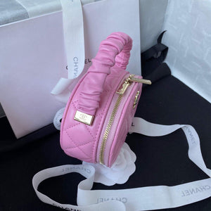 Chanel Vanity Case Shiny Lambskin Gold AP2731 Pink - Default Title - View 7