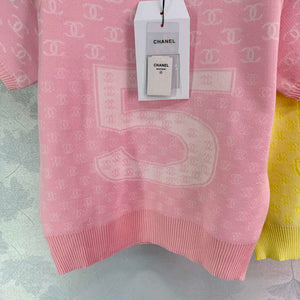 Chanel Women Fashion Knitted T-shirt C81103 - shopify--color-pattern-og31ykwd / S - View 3