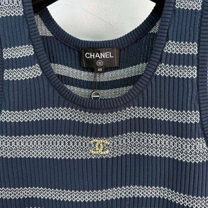 Chanel Women Fashion Knitted T-shirt Vest C81104 - white / S - View 6