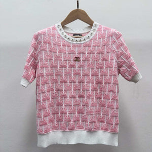 Chanel Women Fashion Knitted T-shirt C81105 - shopify--color-pattern-og31ykwd / S - View 6