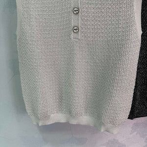 Chanel Women Fashion Knitted T-shirt C81119 - blue / S - View 4