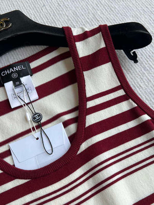 Chanel Women Fashion Knitted T-shirt Vest C81115 - S / white - View 5