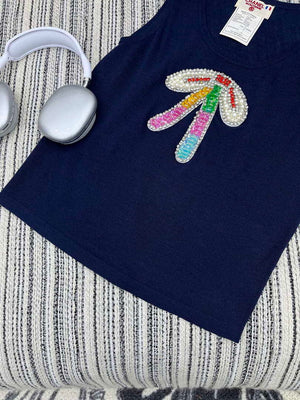 Chanel Women Fashion Knitted T-shirt Vest C81108 - S - View 4