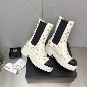Chanel Women's Boot Shoes G38777 - 35 - View 4