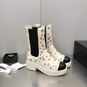 Chanel Women's Boot Shoes G38777 - 35 - View 8