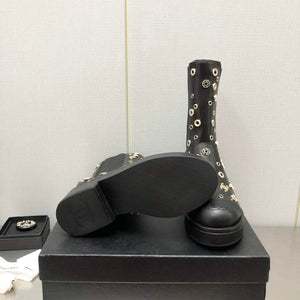 Chanel Women's Boot Shoes G38778 - 35 - View 3