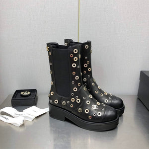 Chanel Women's Boot Shoes G38778 - 35 - View 7
