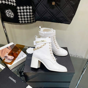 Chanel Women's Boot Shoes G38805 - 35 - View 2