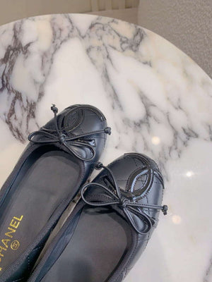 Chanel Women's Classic second-hand Kang Peng shoes flat shoes C93452 - Euro 35=US 4 - View 5