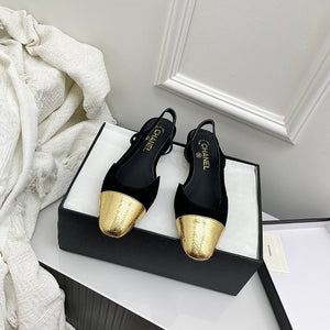 Chanel Women's Classic Slingback Ballet Flats Shoes C93317 - Euro 35=US 4 - View 2