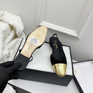 Chanel Women's Classic Slingback Ballet Flats Shoes C93317 - Euro 35=US 4 - View 5