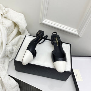 Chanel Women's Classic Slingback Ballet Flats Shoes C93319 - Euro 35=US 4 - View 1