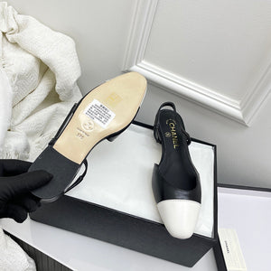 Chanel Women's Classic Slingback Ballet Flats Shoes C93319 - Euro 35=US 4 - View 5