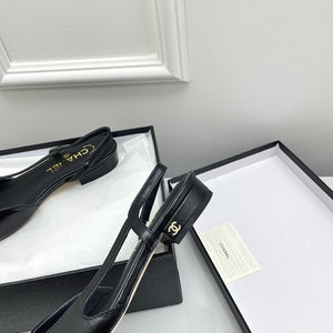 Chanel Women's Classic Slingback Ballet Flats Shoes C93319 - Euro 35=US 4 - View 6