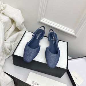 Chanel Women's Classic Slingback Ballet Flats Shoes C93321 - Euro 35=US 4 - View 2