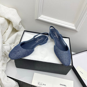 Chanel Women's Classic Slingback Ballet Flats Shoes C93321 - Euro 35=US 4 - View 4