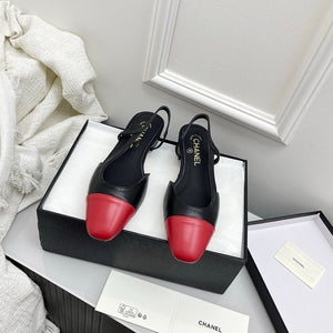 Chanel Women's Classic Slingback Ballet Flats Shoes C93322 - Euro 35=US 4 - View 2