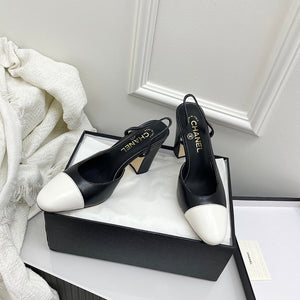 Chanel Women's Classic Slingback Ballet Shoes 9.5 cm C93307 - Euro 35=US 4 - View 3