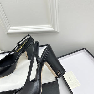 Chanel Women's Classic Slingback Ballet Shoes 9.5 cm C93307 - Euro 35=US 4 - View 6