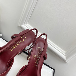 Chanel Women's Classic Slingback Ballet Shoes 9.5 cm C93308 - Euro 35=US 4 - View 2