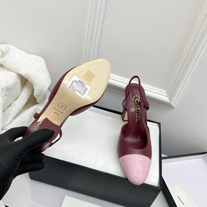 Chanel Women's Classic Slingback Ballet Shoes 9.5 cm C93308 - Euro 35=US 4 - View 5