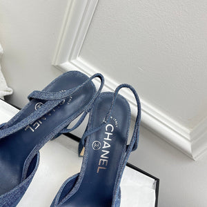 Chanel Women's Classic Slingback Ballet Shoes 9.5 cm C93309 - Euro 35=US 4 - View 2