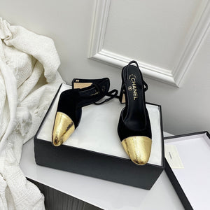 Chanel Women's Classic Slingback Ballet Shoes 9.5 cm C93305 - Euro 35=US 4 - View 4