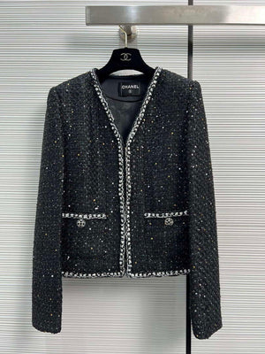 Chanel Women's Fashion Clothing Jacket C58803 - S - View 1