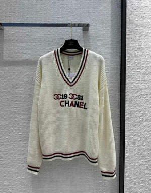 Chanel Women's Fashion Clothing Knitted Sweater C58816 - 34 - View 1