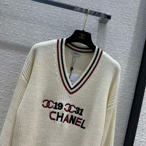 Chanel Women's Fashion Clothing Knitted Sweater C58816 - 34 - View 2