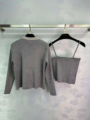 Chanel Women's Fashion Clothing Knitted two piece C62198 - S - View 8