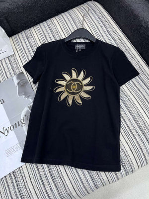 Chanel Women's Fashion Cotton T-shirt C81026 - white / S - View 1