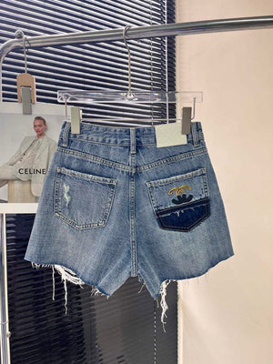 Chanel Women's Fashion Denim shorts C58805 - S - View 2