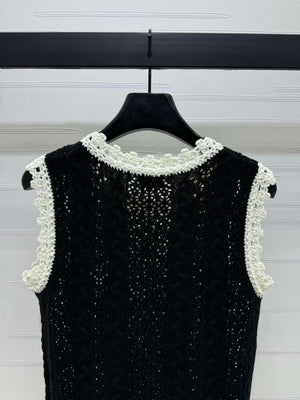 Chanel Women's Fashion Knitted T-shirt C81007 - S / White - View 16