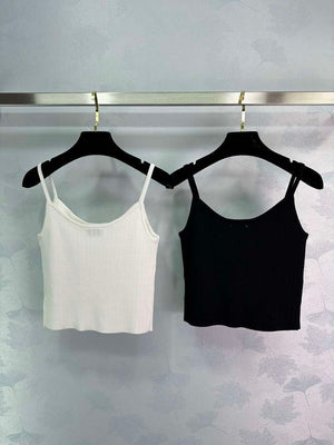 Chanel Women's Fashion Knitted T-shirt C81010 - S / White - View 8
