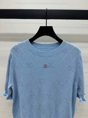 Chanel Women's Fashion Knitted T-shirt C81019 - S / shopify--color-pattern-og31ykwd - View 13