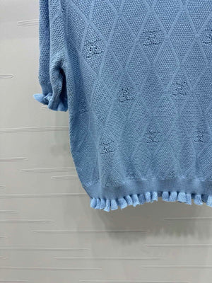 Chanel Women's Fashion Knitted T-shirt C81019 - S / shopify--color-pattern-og31ykwd - View 14