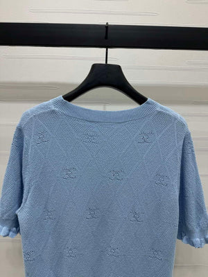 Chanel Women's Fashion Knitted T-shirt C81019 - S / shopify--color-pattern-og31ykwd - View 16