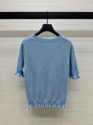 Chanel Women's Fashion Knitted T-shirt C81019 - S / shopify--color-pattern-og31ykwd - View 17