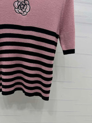Chanel Women's Fashion Knitted T-shirt C81021 - black / S - View 15