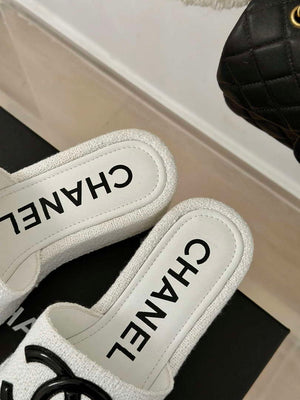 Chanel Women's fashion Knitwear Slippers C88106 - Euro 35=US 4 - View 8
