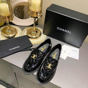 Chanel Women's Fashion Loafers Calfskin C90304 - 35 - View 1