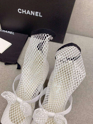 Chanel Women's Fashion Mesh Socks Shoes C92315 - US 4=Euro 35 - View 6