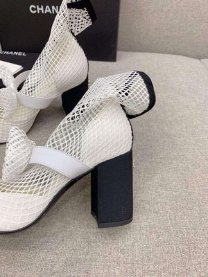 Chanel Women's Fashion Mesh Socks Shoes C92315 - US 4=Euro 35 - View 7